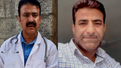 Dr.Parvaiz Ahmad Medical Officer PHC Sedow (Left) Dr.Abdul Rashid Paray Medical Officer PHC Herman(Right)